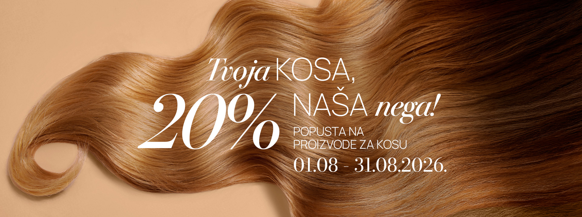 Sve za kosu -20%