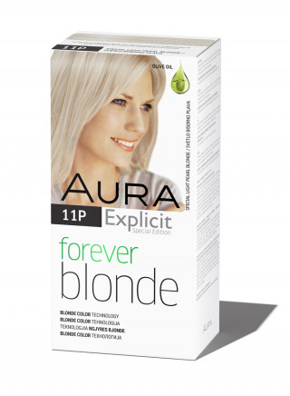 Set za trajno bojenje kose FOREVER BLONDE 11P Special light pearl blonde 
