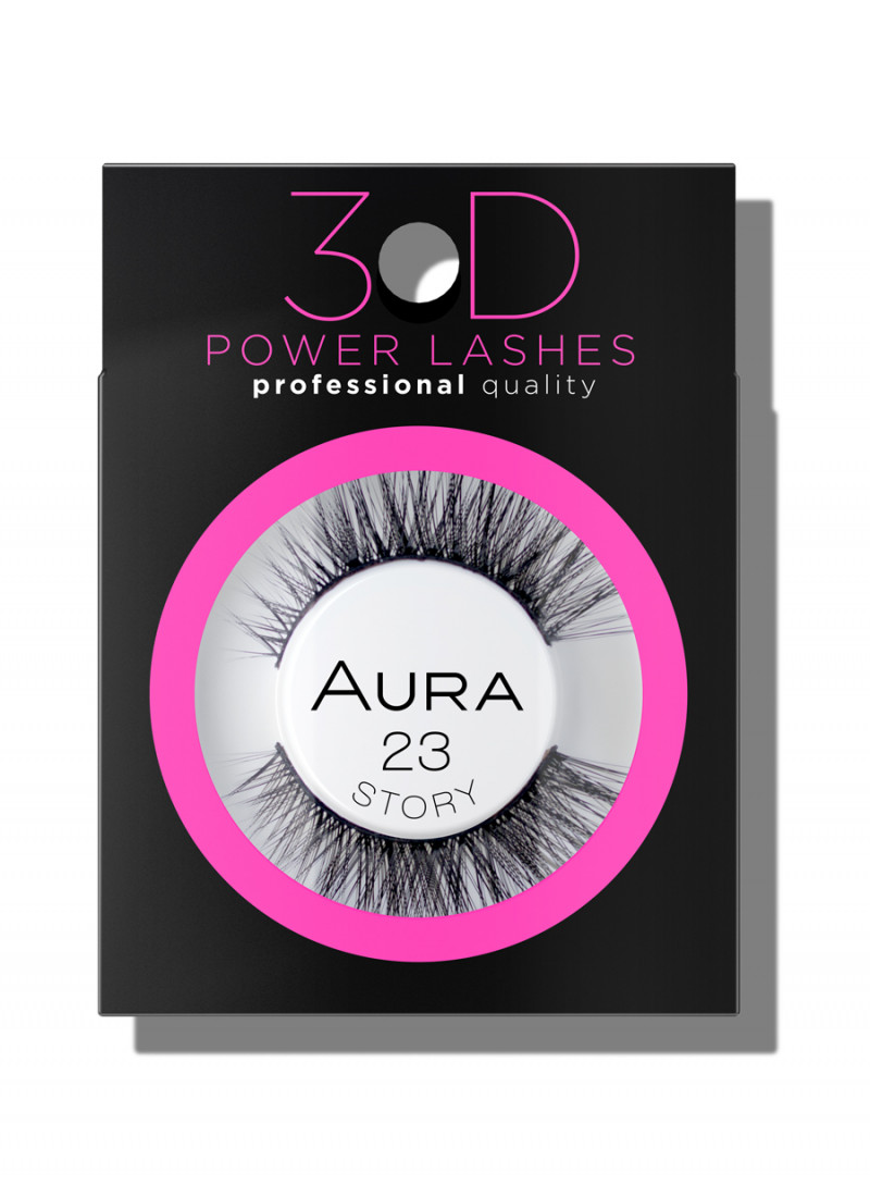3D Veštačke trepavice 3D POWER LASHES 23 Story 