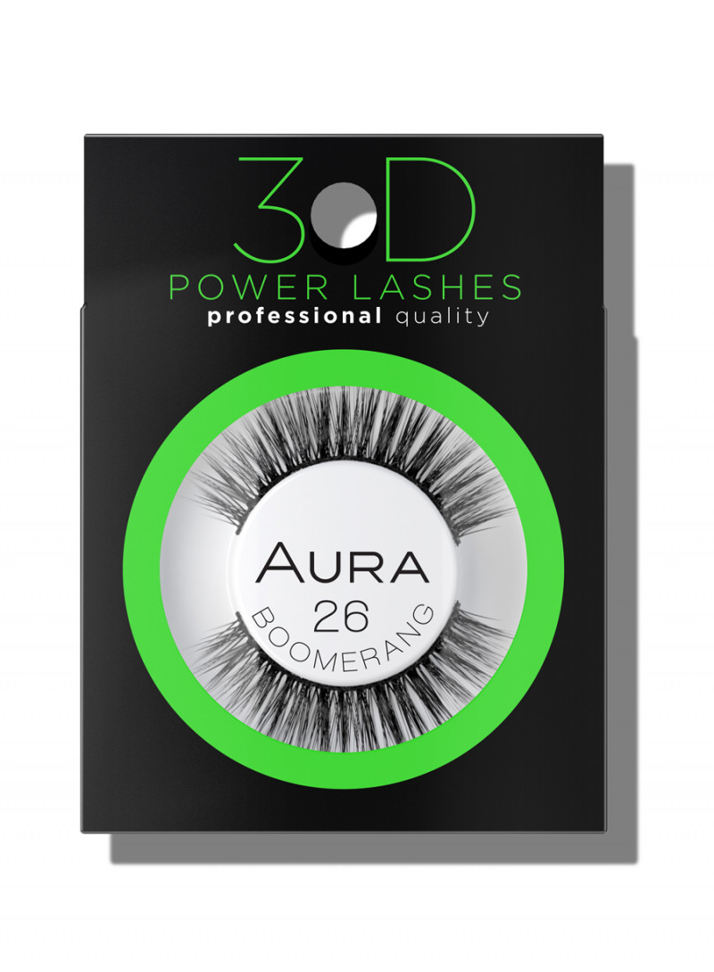 3D Veštačke trepavice 3D POWER LASHES 26 Boomerang 