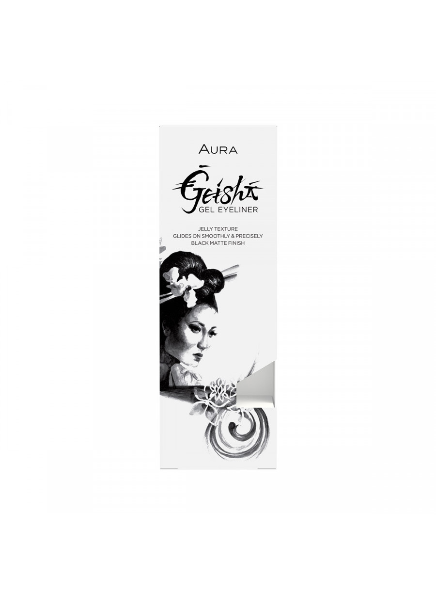 Ajlajner u gelu GEISHA black 
